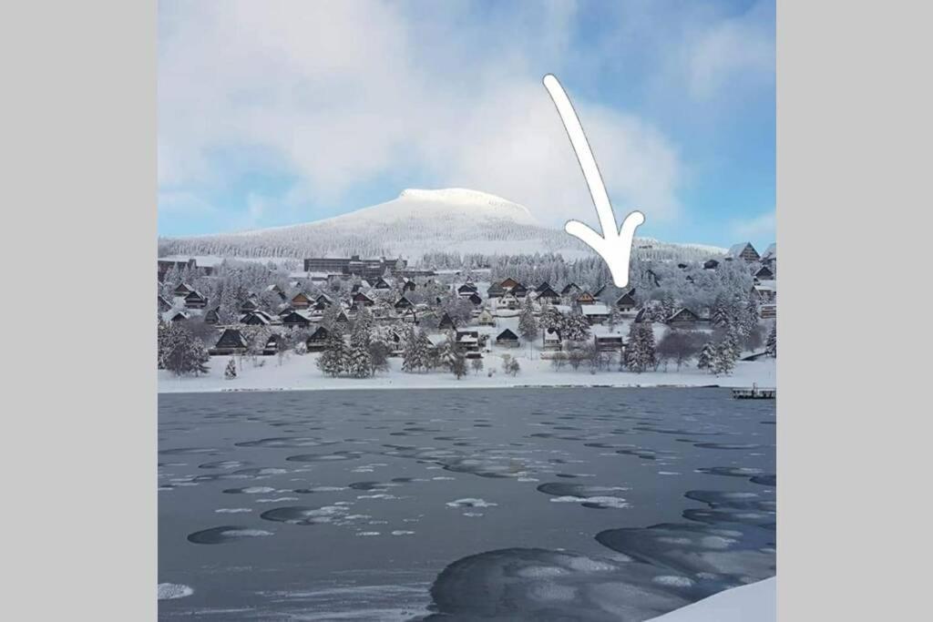 Authentique Chalet Vue Sur Le Lac Et Les Pistes ベス・エ・サンタナステーズ エクステリア 写真